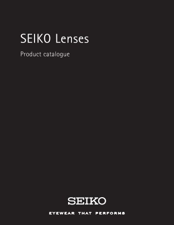 SEIKO Lenses 2015/2016