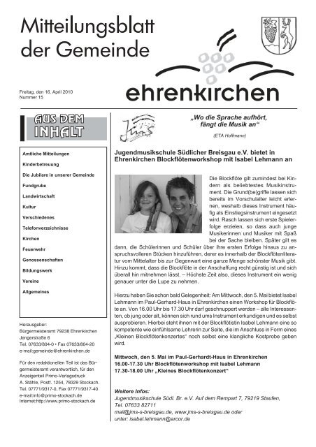 kw15 ehrenkirchen 10.pdf - Gemeinde Ehrenkirchen