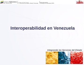 Interoperabilidad en Venezuela