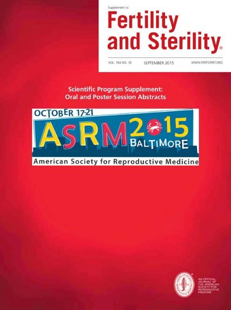 October 17-21 2015 Baltimore Maryland