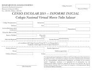 censo escolar 2014 -- informe inicial - Ministerio de EducaciÃ³n PÃºblica