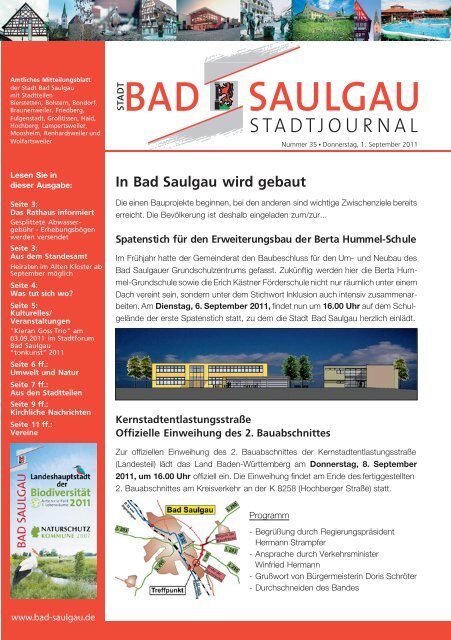 Donnerstag, 1. September 2011 - Stadt Bad Saulgau