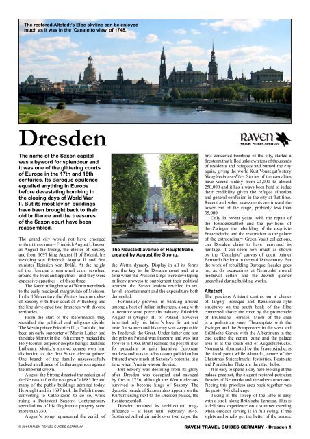 Ravens Guide: Germany - Dresden