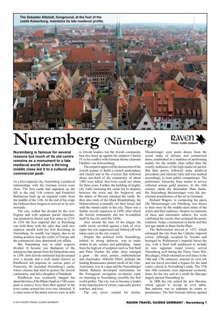 Raven Guides: Germany - Nuremberg