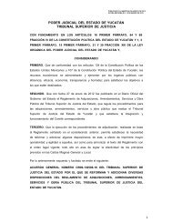 PODER JUDICIAL DEL ESTADO DE YUCATÁN TRIBUNAL SUPERIOR DE JUSTICIA 1