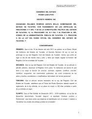 gobierno del estado poder ejecutivo decreto número 100 ciudadano ...