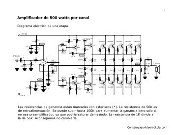 La resistencia de 56K es de re - Construyasuvideorockola.com