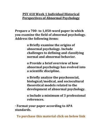 Historical Perspectives in psychology Historical Perspectives in psychology