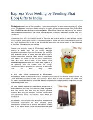 Send Bhai Dooj Gifts to India along with GiftsbyMeeta