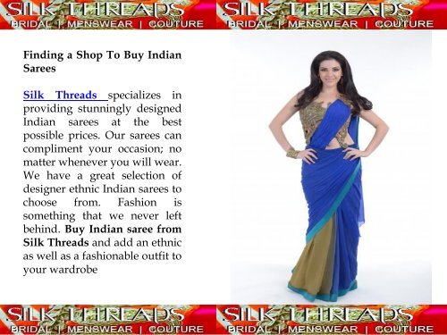 Buy Indian Saree and Sari