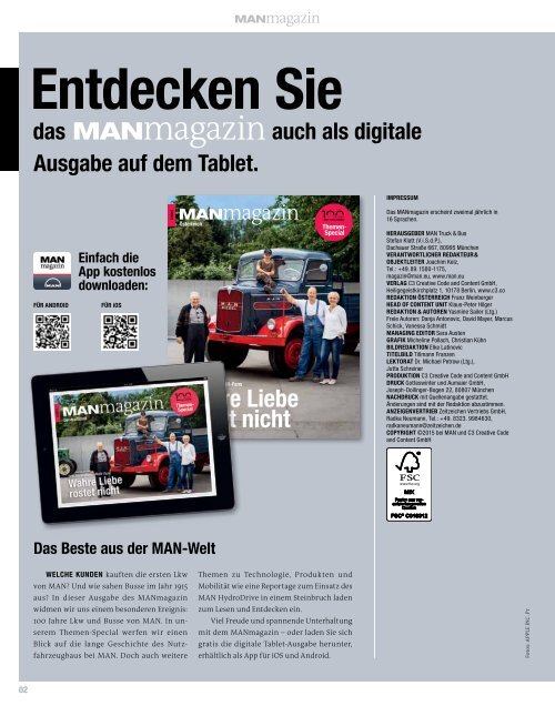 MANmagazin Truck Österreich 2/2015