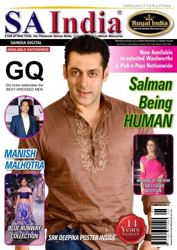 SAINDIA MAGAZINE AUGUST 2015