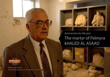The martyr of Palmyra kHALED AL ASAAD