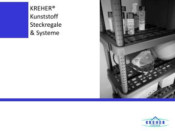 Kreher Kunststoffregale _ Katalog 2015