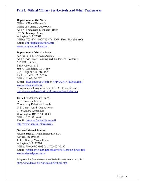 DOD Guide about use of seals logos insignia medals-16 Oct 15F