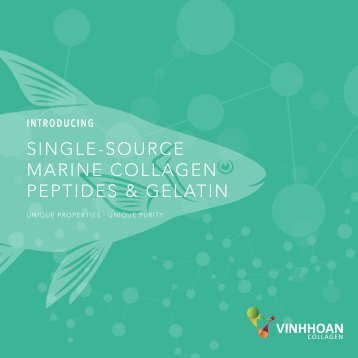 SINGLE-SOURCE MARINE COLLAGEN PEPTIDES & GELATIN