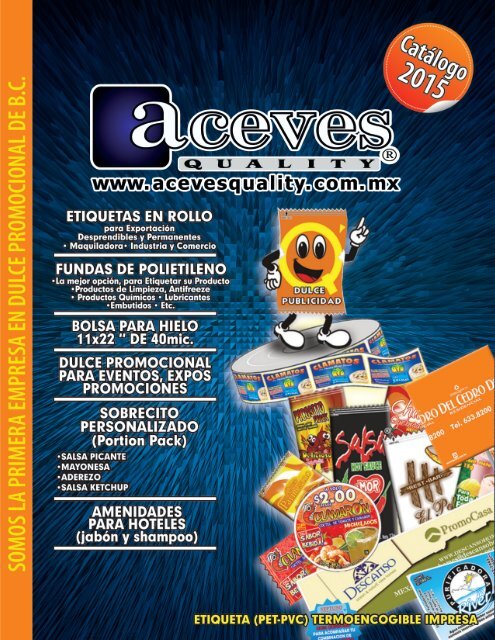 catalogo  aceves