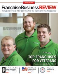 Top Franchises for Veterans 2015