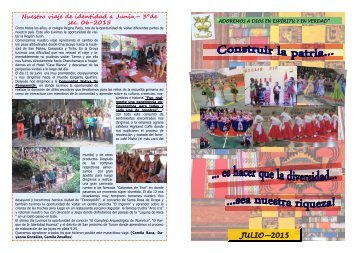 Agosto - 2013 - Colegio Regina Pacis
