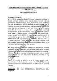 Contrato de CrÃ©dito Hipotecario â Nuevo CrÃ©dito - Caja Municipal ...