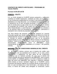 CONTRATO DE CRÃDITO HIPOTECARIO - Caja Municipal de Sullana