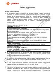 Cartilla de InformaciÃ³n - Caja Municipal de Sullana