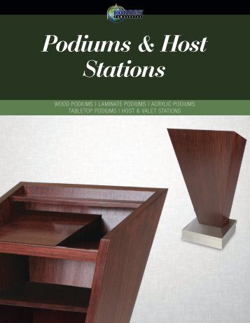 Podiums & Host Stations