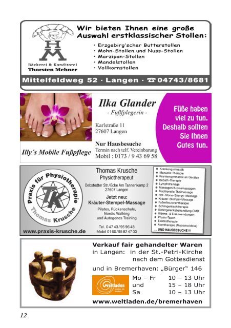 Gemeindebrief 2014-10 Oktober & November