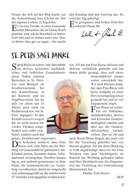Gemeindebrief 2014-4 April & Mai