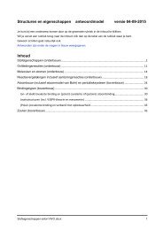 Structuren en eigenschappen antwoordmodel versie 04-09-2015 Inhoud
