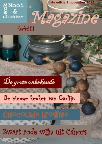 4e editie Leuk Mooi & Lekker magazine 2015