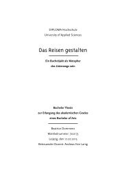 BDommenz Thesis 'Das Reisen gestalten - ein Buchobjekt als Metapher des Unterwegs Sein'