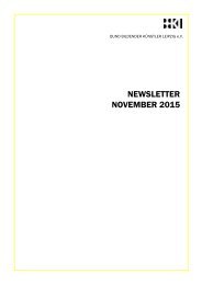 Newsletter  November 2015