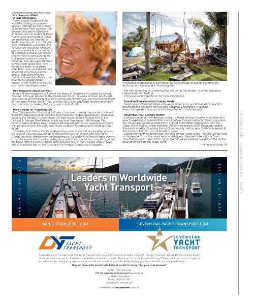 Caribbean Compass Yachting Magazine November 2015