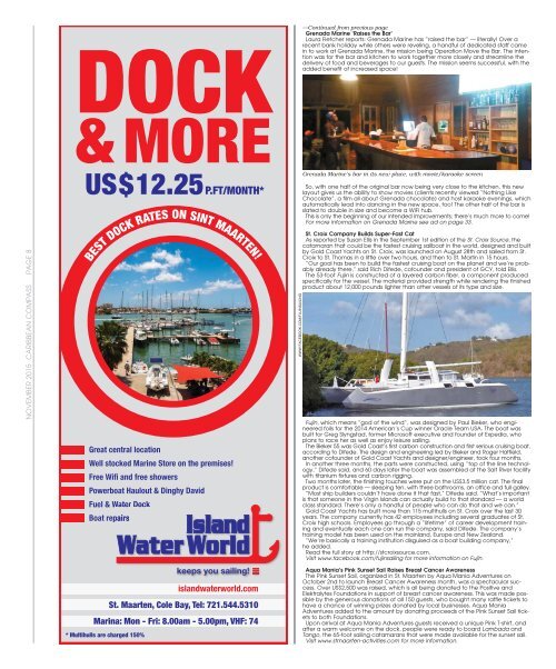 Caribbean Compass Yachting Magazine November 2015