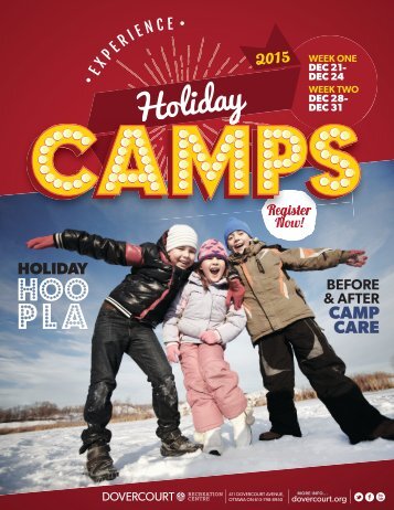 Dovercourt Holiday Camps December 2015