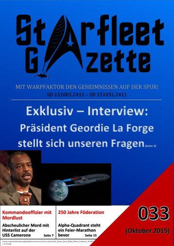 Starfleet-Gazette, Ausgabe 033