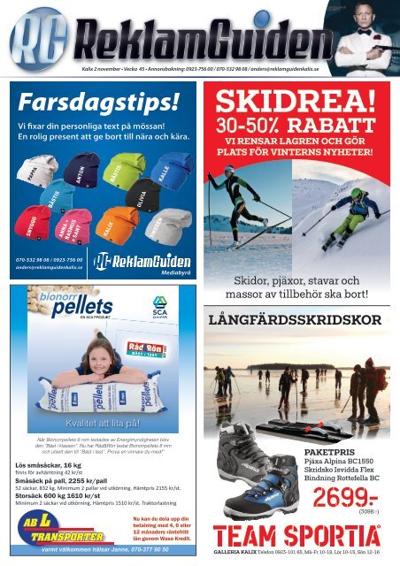ReklamGuiden Kalix v45 -15 (2/11-8/11)
