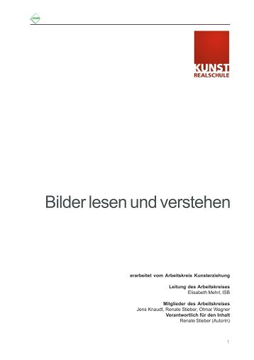 Arbeitsheft: Bilder lesen und verstehen - kunst-rs-bayern.de