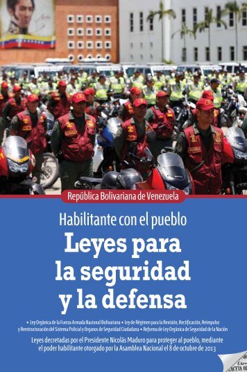 Leyes para la seguridad y la defensa