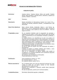 FICHAS DE INFORMACIÓN TÉCNICA