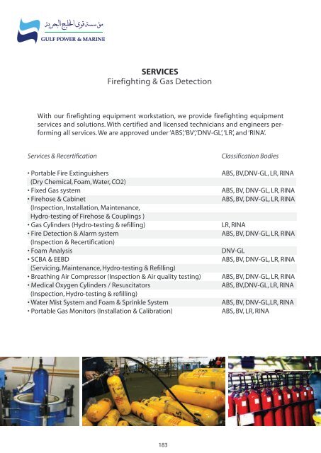 Gulf Power & Marine Product & Service Catalogue