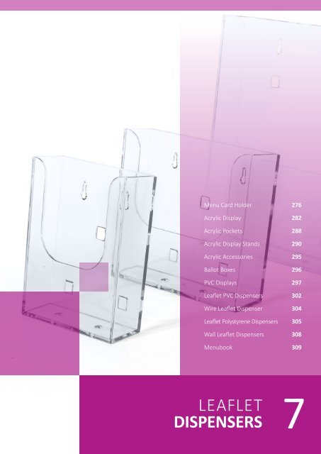 Chap 07 | Leaflet Dispensers