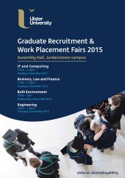 Graduate Recruitment & Work Placement Fairs 2015