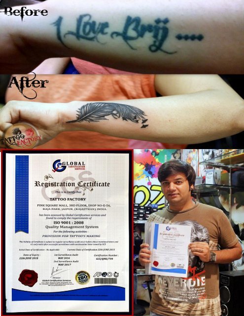 Tino Tattoo Studio And Training Institute in PonnagarTrichy  Best Tattoo  Artists in Trichy  Justdial