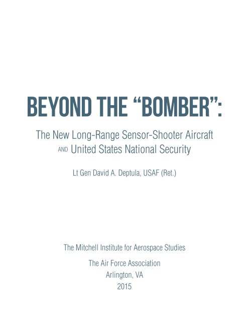 BEYOND THE "BOMBER"