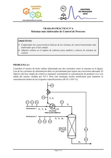 Sistemas más elaborados de Control de Procesos