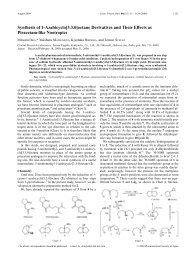 Synthesis of 1-Azabicyclo[3.3.0]octane Derivatives and Their Effects ...