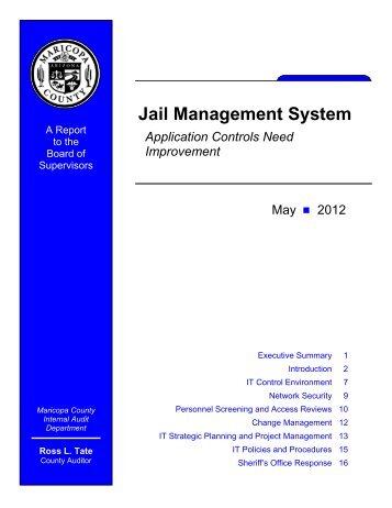 Jail Management System - Maricopa County