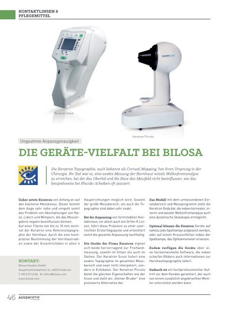 Augenoptik & Hörakustik - 05/2015